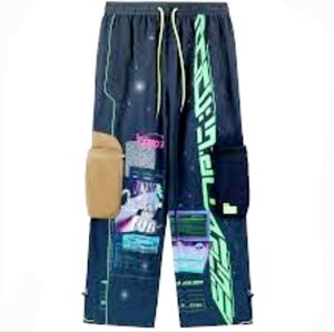 Taka Original Cargo [Eternet 001]  Track Fun Techno Art Pants Size XL